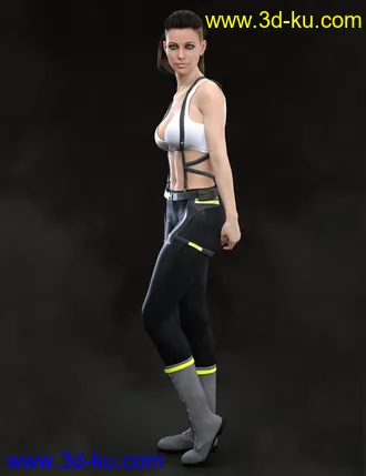 3D打印模型X-Fashion War Girl Outfit for Genesis 8 Female(s)的图片