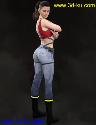 3D打印模型X-Fashion War Girl Outfit for Genesis 8 Female(s)的图片