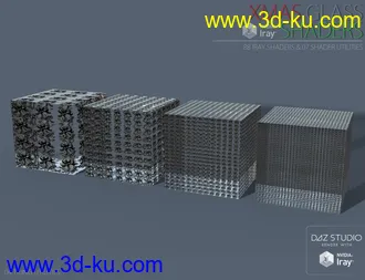 3D打印模型Xmas Glass Iray Shaders的图片