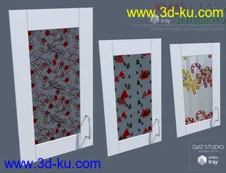 3D打印模型Xmas Glass Iray Shaders的图片