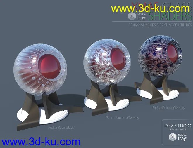 Xmas Glass Iray Shaders模型的图片9