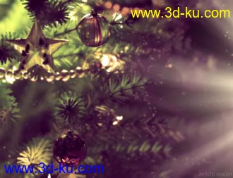 3D打印模型Xmas Glass Iray Shaders的图片