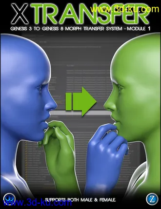 3D打印模型XTransfer - Genesis 3 to Genesis 8 Converter (Updated)的图片