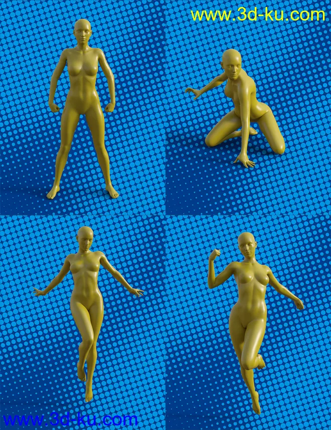 Your Heroes Poses for Genesis 8 Female(s)模型的图片4