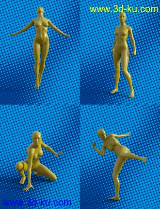 3D打印模型Your Heroes Poses for Genesis 8 Female(s)的图片