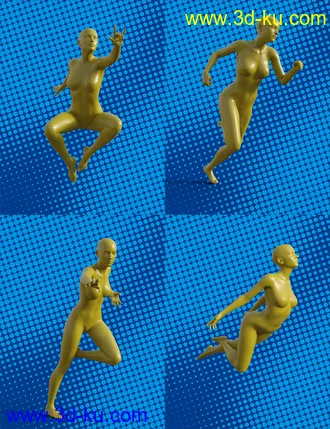 3D打印模型Your Heroes Poses for Genesis 8 Female(s)的图片
