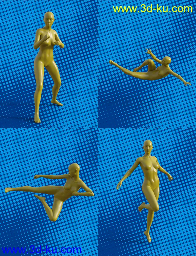 Your Heroes Poses for Genesis 8 Female(s)模型的图片17