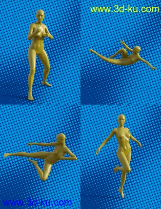 3D打印模型Your Heroes Poses for Genesis 8 Female(s)的图片