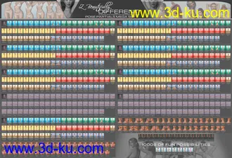 3D打印模型Z Beautifully Different Body Shapes and Pose Mega Set的图片
