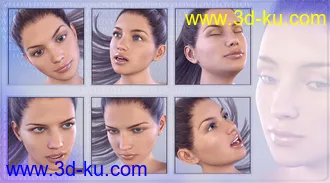 3D打印模型Z Childhood Wonder - Expressions for Genesis 3 Female的图片