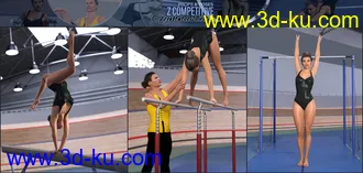 3D打印模型Z Competitive Gymnastics Props and Poses的图片