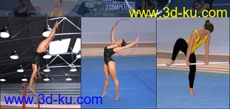3D打印模型Z Competitive Gymnastics Props and Poses的图片