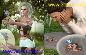 3D打印模型Z Cute Little Things - Shrink Morphs and Poses for Genesis 3 and 8的图片