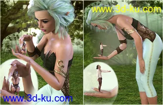 3D打印模型Z Cute Little Things - Shrink Morphs and Poses for Genesis 3 and 8的图片