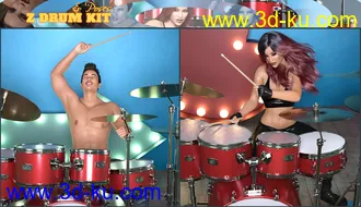 3D打印模型Z Drum Kit and Poses for Genesis 3 and 8的图片
