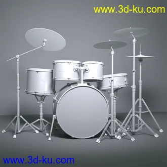 3D打印模型Z Drum Kit and Poses for Genesis 3 and 8的图片