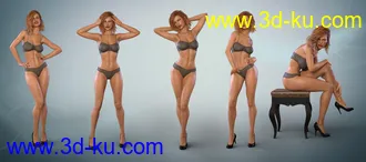 3D打印模型Z Eleganza - Poses and Partials for Genesis 3 & 8 Female的图片