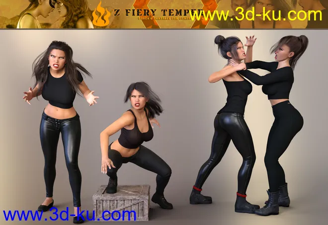 Z Fiery Temper Pose Mega Set模型的图片4