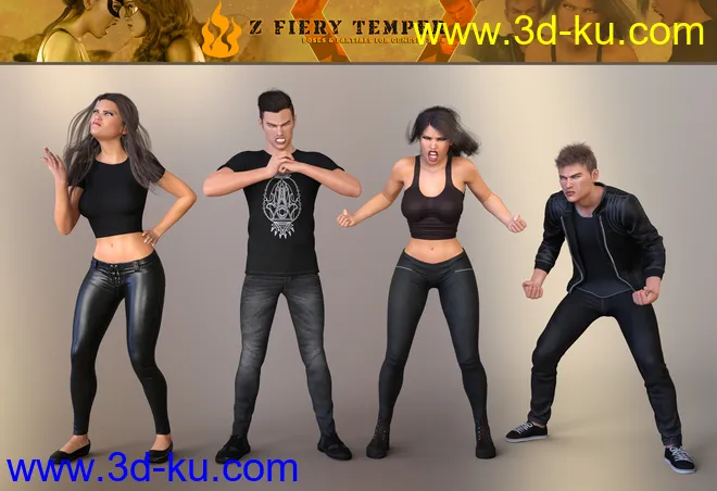 Z Fiery Temper Pose Mega Set模型的图片6