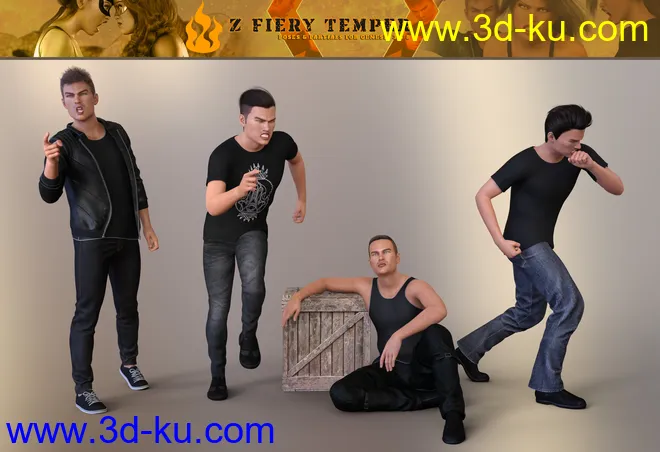 Z Fiery Temper Pose Mega Set模型的图片8