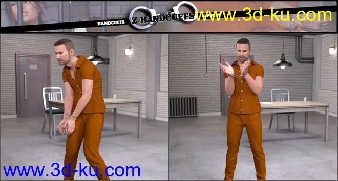 Z Handcuffs and Poses模型的图片6