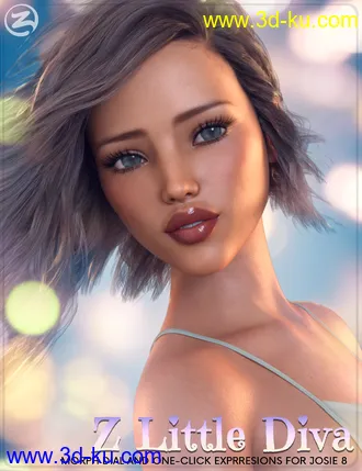 3D打印模型Z Little Diva - Dialable and One-Click Expressions for Teen Josie 8的图片