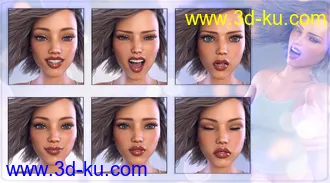3D打印模型Z Little Diva - Dialable and One-Click Expressions for Teen Josie 8的图片