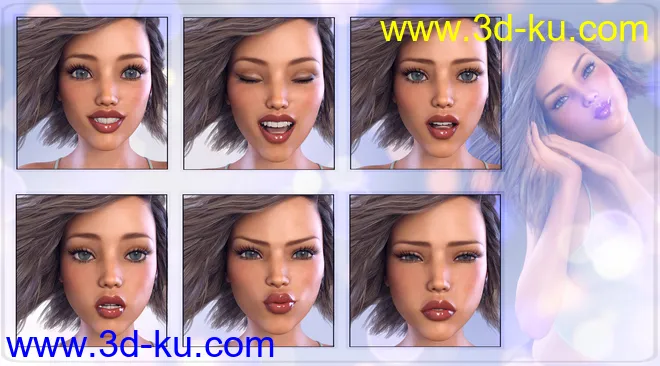 Z Little Diva - Dialable and One-Click Expressions for Teen Josie 8模型的图片4