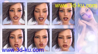 3D打印模型Z Little Diva - Dialable and One-Click Expressions for Teen Josie 8的图片