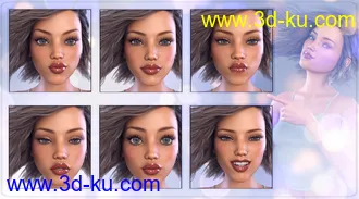 3D打印模型Z Little Diva - Dialable and One-Click Expressions for Teen Josie 8的图片