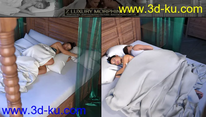 Z Luxury Morphing Bed and Poses模型的图片10