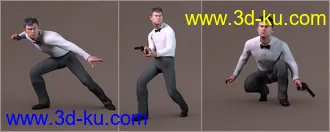 3D打印模型Z Man of the Hour Poses and Expressions for Jonathan 8的图片