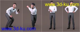 3D打印模型Z Man of the Hour Poses and Expressions for Jonathan 8的图片