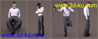 3D打印模型Z Man of the Hour Poses and Expressions for Jonathan 8的图片