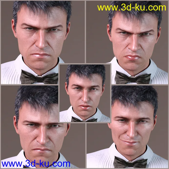 Z Man of the Hour Poses and Expressions for Jonathan 8模型的图片8