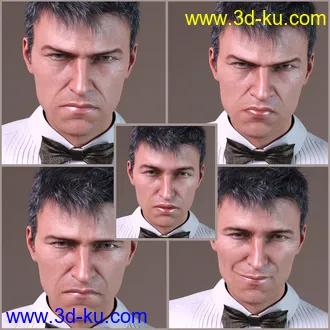 3D打印模型Z Man of the Hour Poses and Expressions for Jonathan 8的图片