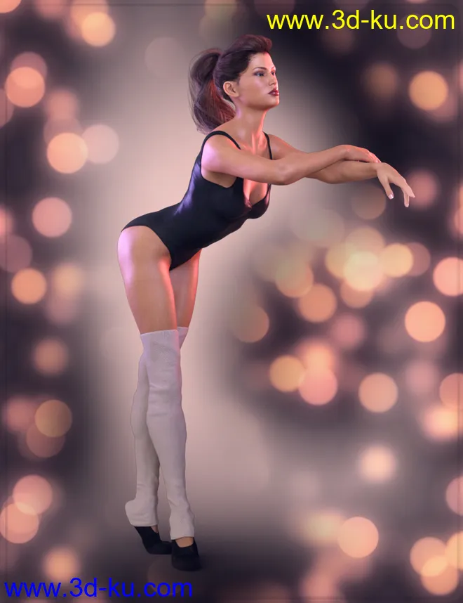 Z Rhythm and Harmony - Dance Poses for Genesis 8 Female and Teen Josie 8模型的图片3