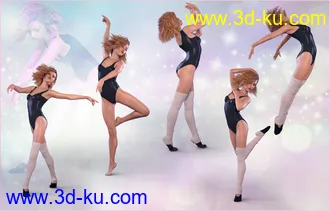 3D打印模型Z Rhythm and Harmony - Dance Poses for Genesis 8 Female and Teen Josie 8的图片
