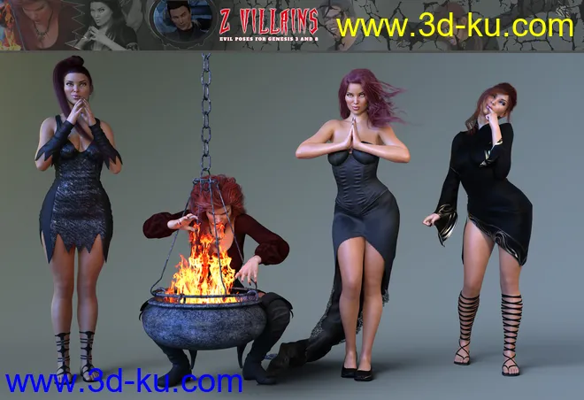 Z Villains Pose Mega Set模型的图片8