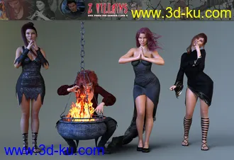 3D打印模型Z Villains Pose Mega Set的图片