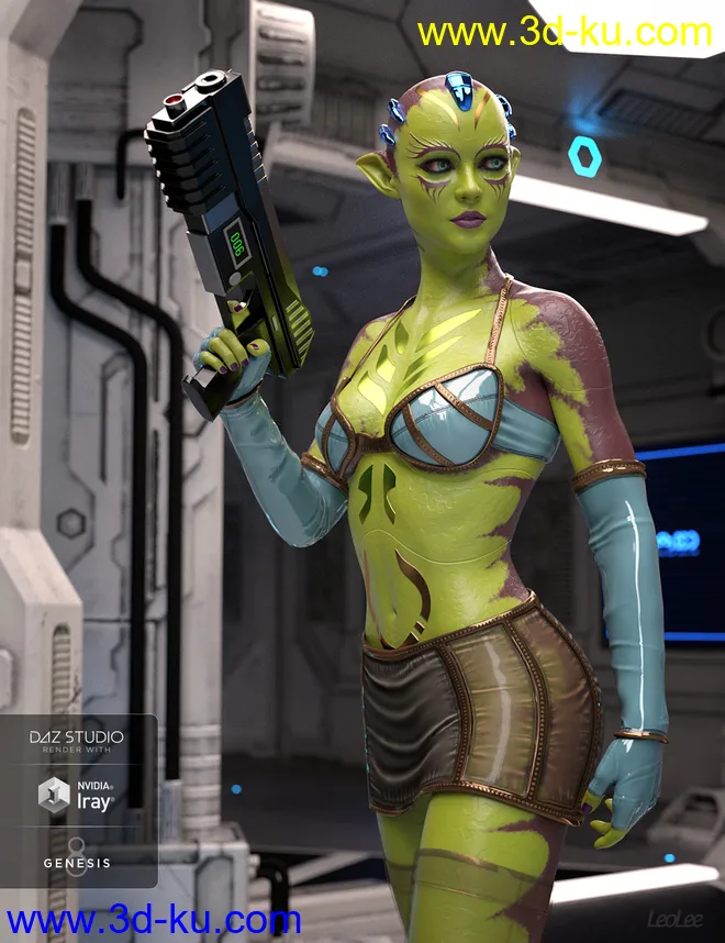 Zellarian for Zelara 8 & Genesis 8 Female(s)模型的图片1