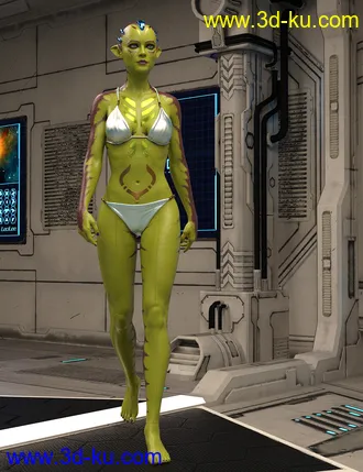 3D打印模型Zellarian for Zelara 8 & Genesis 8 Female(s)的图片