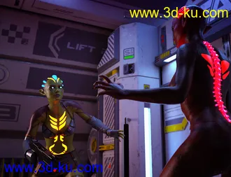3D打印模型Zellarian for Zelara 8 & Genesis 8 Female(s)的图片