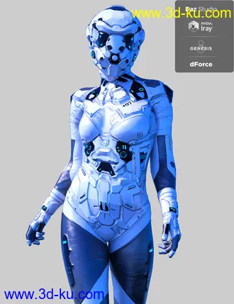 3D打印模型Zollacce Outfit for Genesis 8 Female(s)的图片
