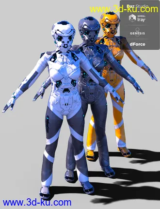 3D打印模型Zollacce Outfit for Genesis 8 Female(s)的图片