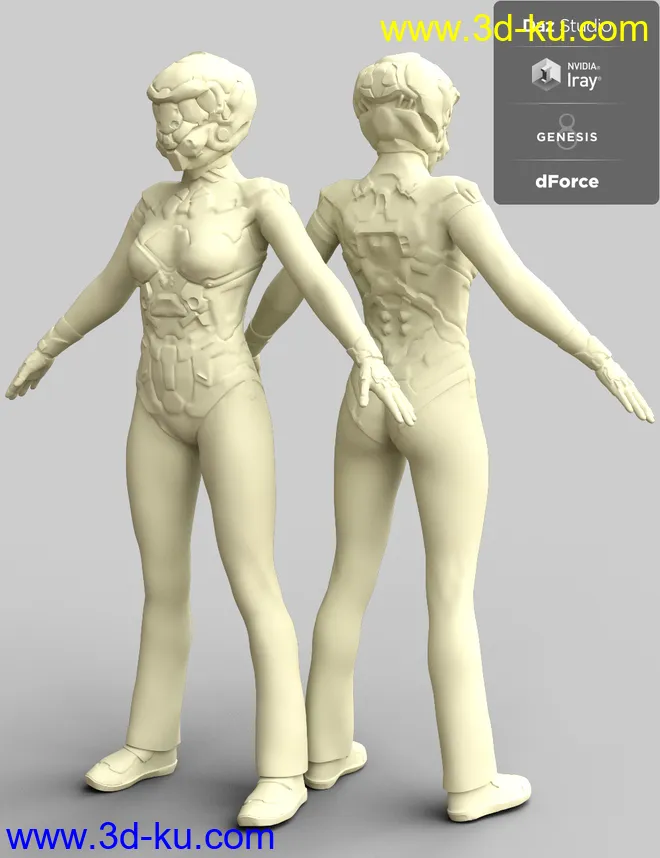 Zollacce Outfit for Genesis 8 Female(s)模型的图片6