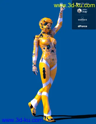 3D打印模型Zollacce Outfit for Genesis 8 Female(s)的图片