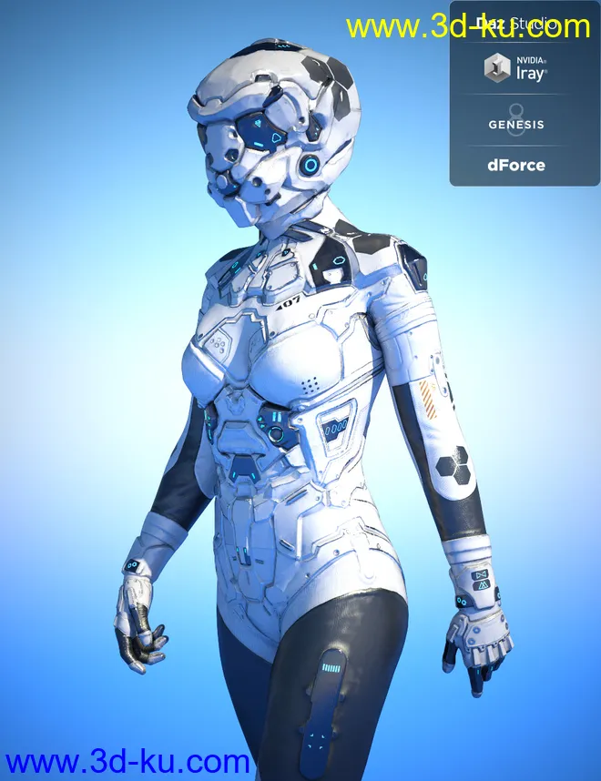 Zollacce Outfit for Genesis 8 Female(s)模型的图片12