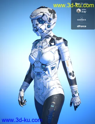 3D打印模型Zollacce Outfit for Genesis 8 Female(s)的图片