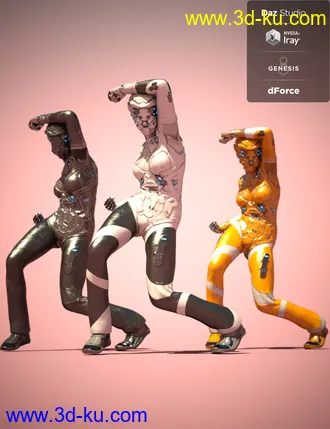 3D打印模型Zollacce Outfit for Genesis 8 Female(s)的图片